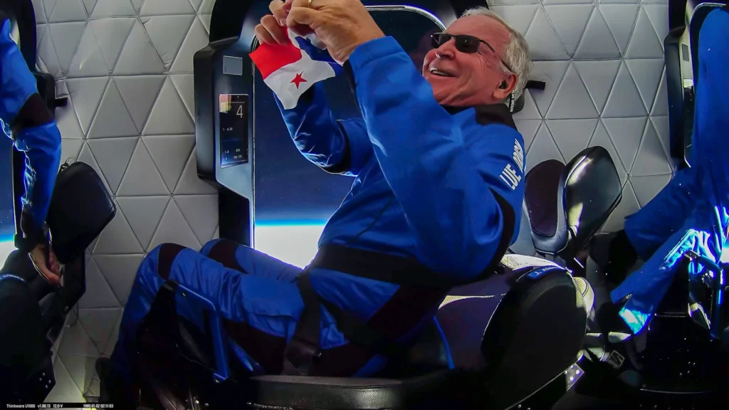 Jaime Aleman in space