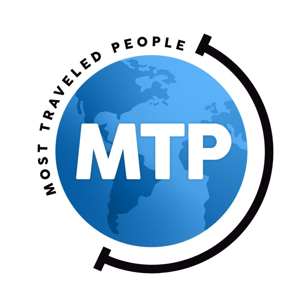 mtp logo most traveled people logo