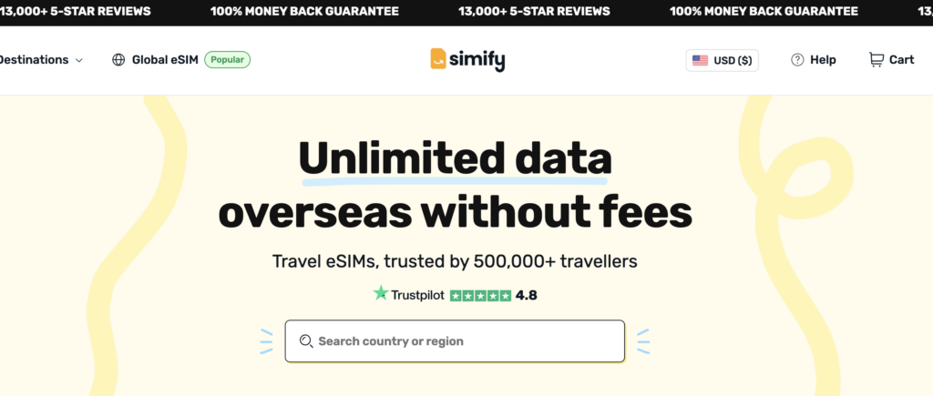 Simify esim review